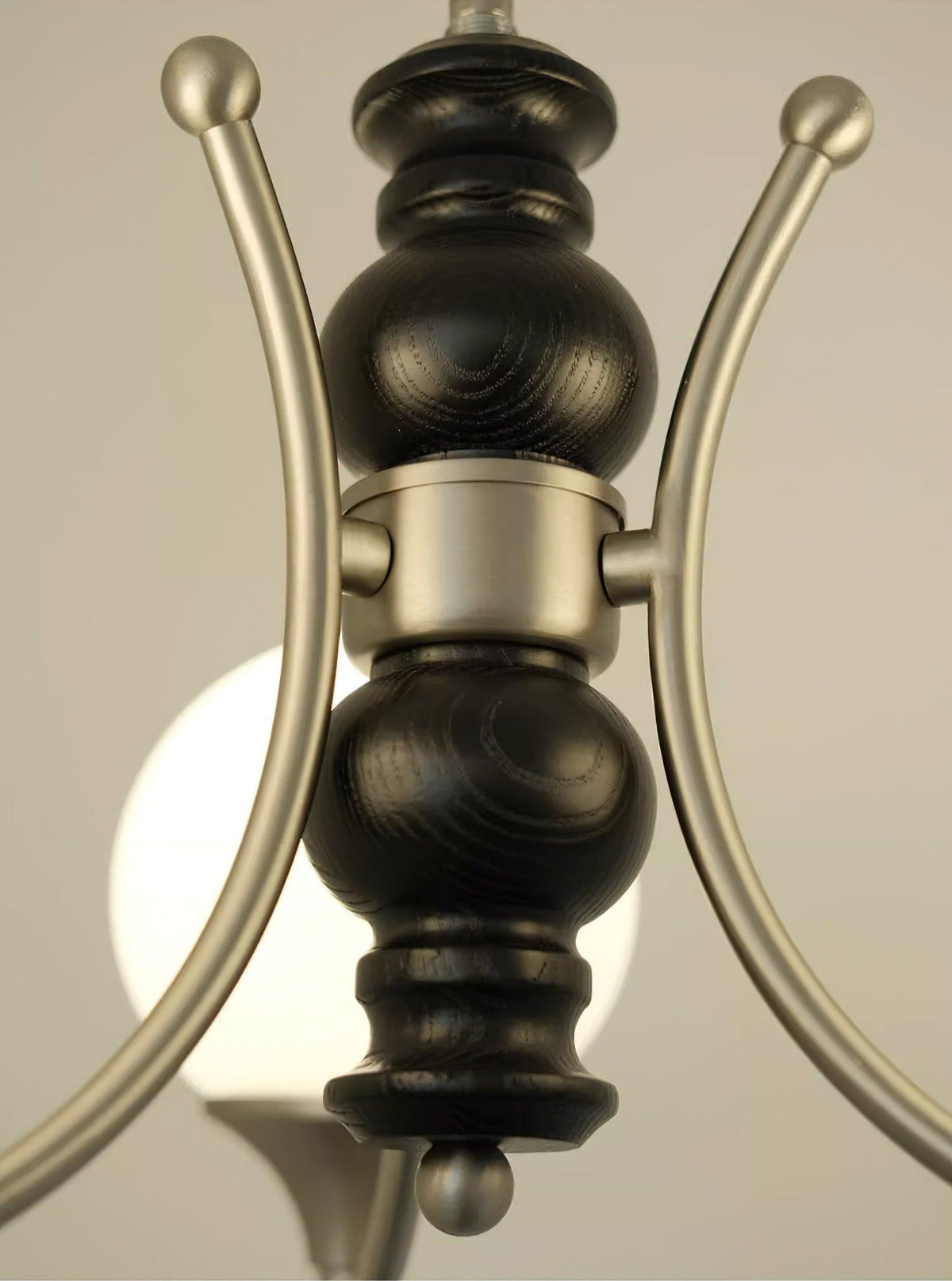 Wooden Chandelier with Adjustable Height