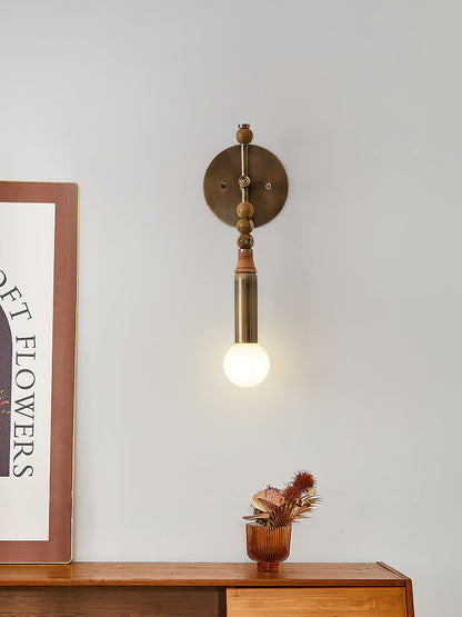 Marble Accent Wall Lamp with Adjustable Brightness