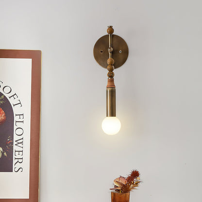 Marble Accent Wall Lamp with Adjustable Brightness