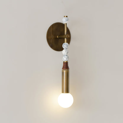 Marble Accent Wall Lamp with Adjustable Brightness
