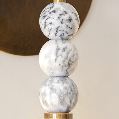 Marble Accent Wall Lamp with Adjustable Brightness