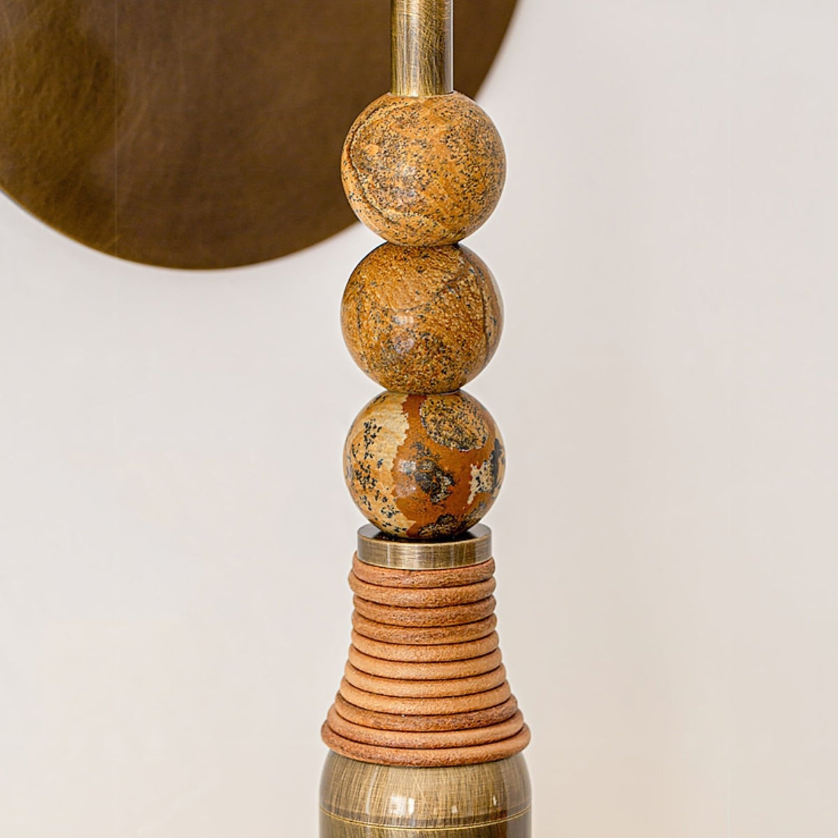 Marble Accent Wall Lamp with Adjustable Brightness