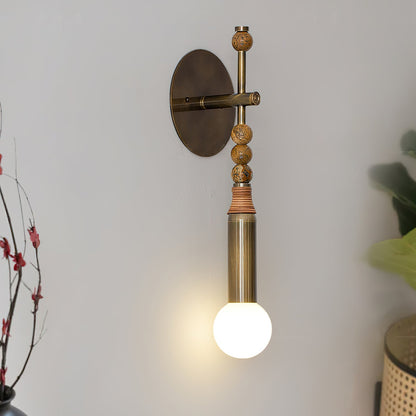 Marble Accent Wall Lamp with Adjustable Brightness