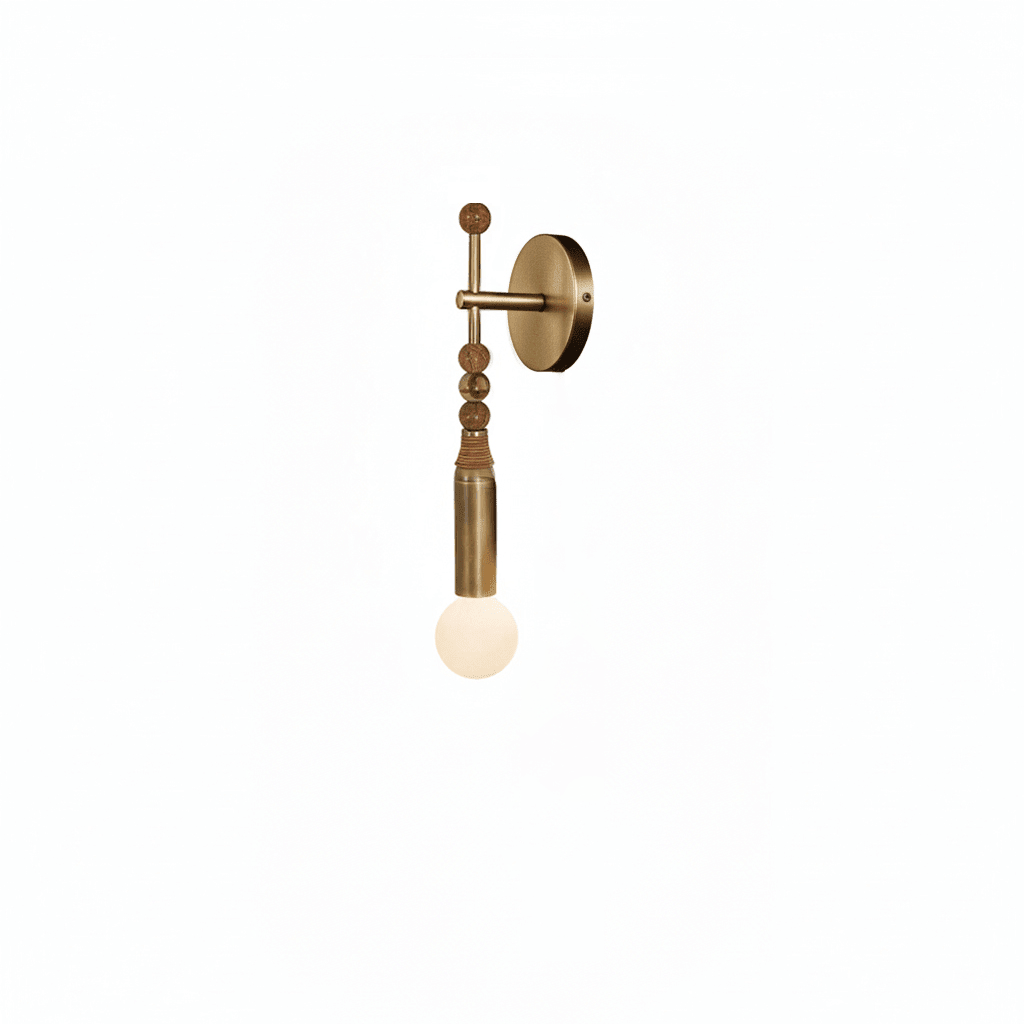 Marble Accent Wall Lamp with Adjustable Brightness