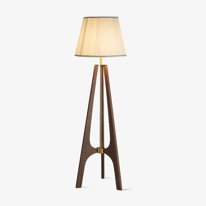 Tripod Floor Lamp, Soft Warm Light — side view