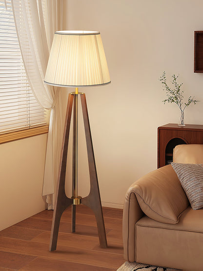 Tripod Floor Lamp, Soft Warm Light — front view