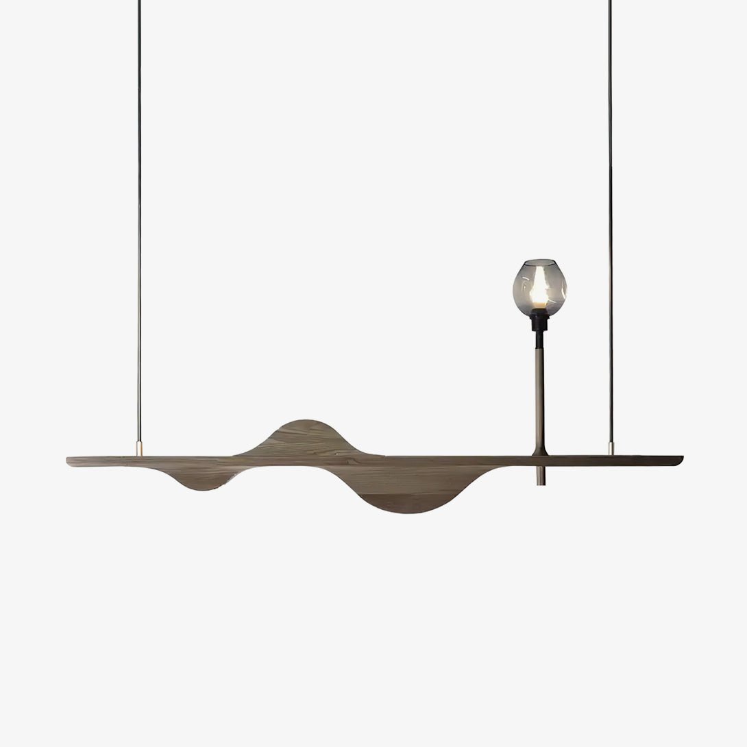 Tsunami Wave Chandelier with Adjustable Brightness — detail view