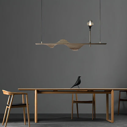 Tsunami Wave Chandelier with Adjustable Brightness — front view