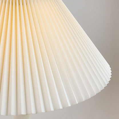 Twisted Pleated Floor Lamp, Soft Ambient Light