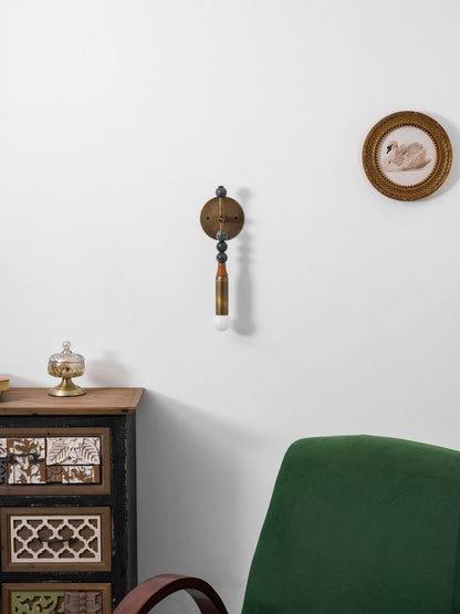 Marble Accent Wall Lamp with Adjustable Brightness