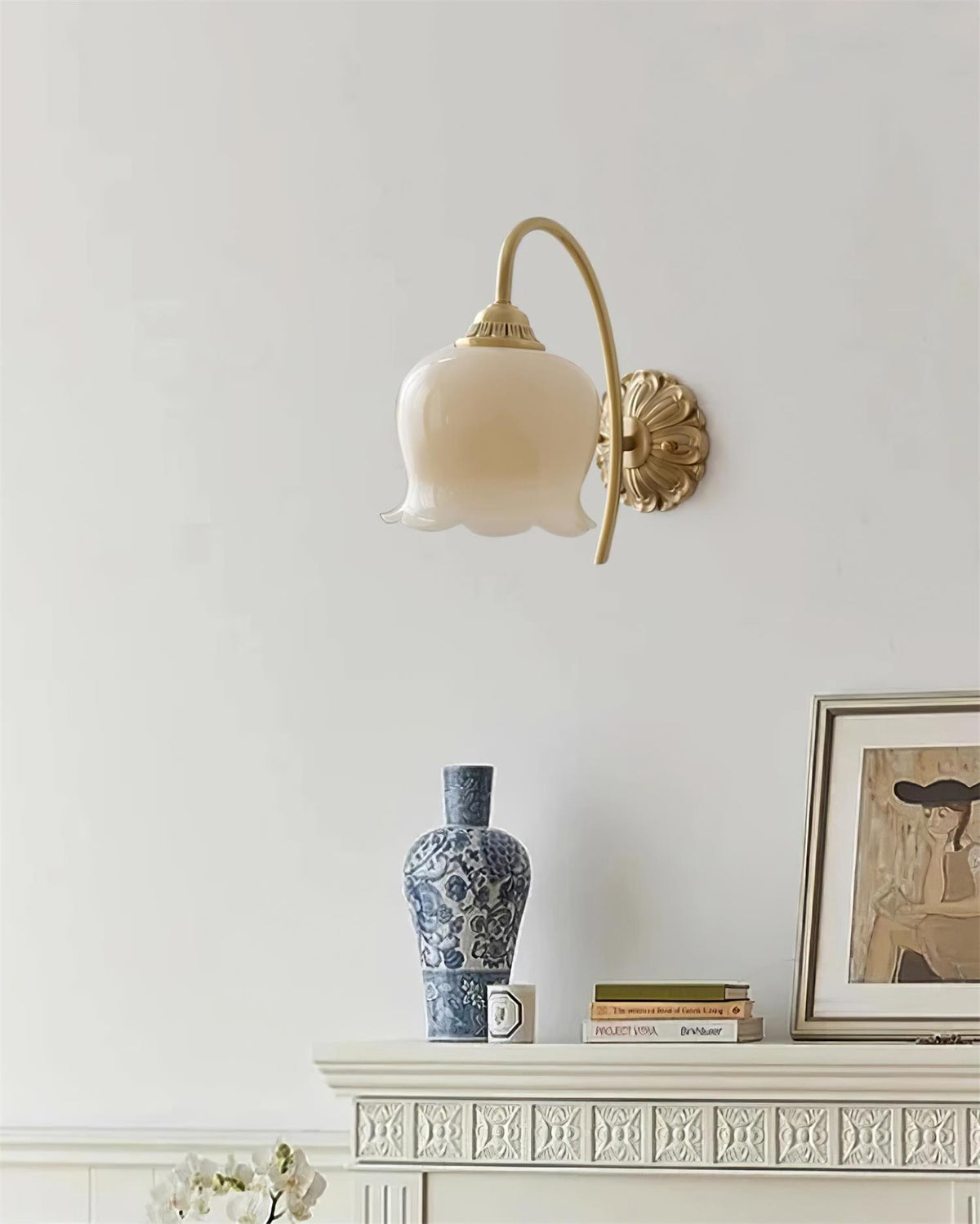 Flower Wall Lamp with Adjustable Brightness
