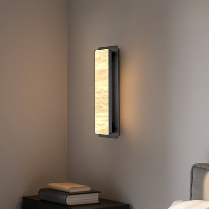 Alabaster Wall Light with Soft Ambient Glow — lifestyle view