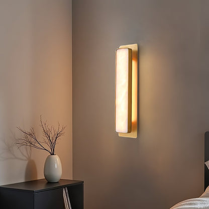 Alabaster Wall Light with Soft Ambient Glow