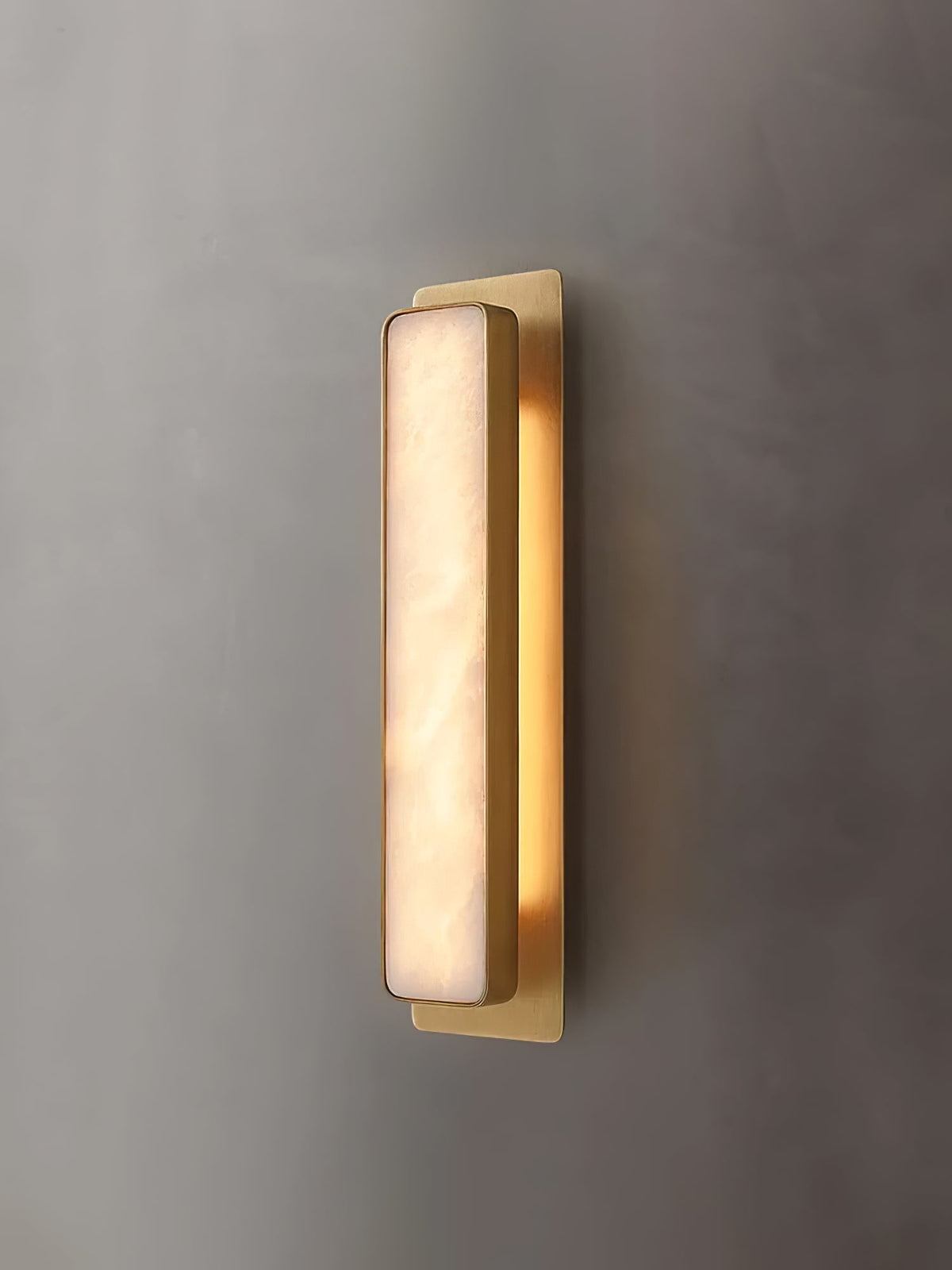 Alabaster Wall Light with Soft Ambient Glow
