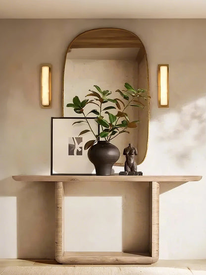 Alabaster Wall Light with Soft Ambient Glow