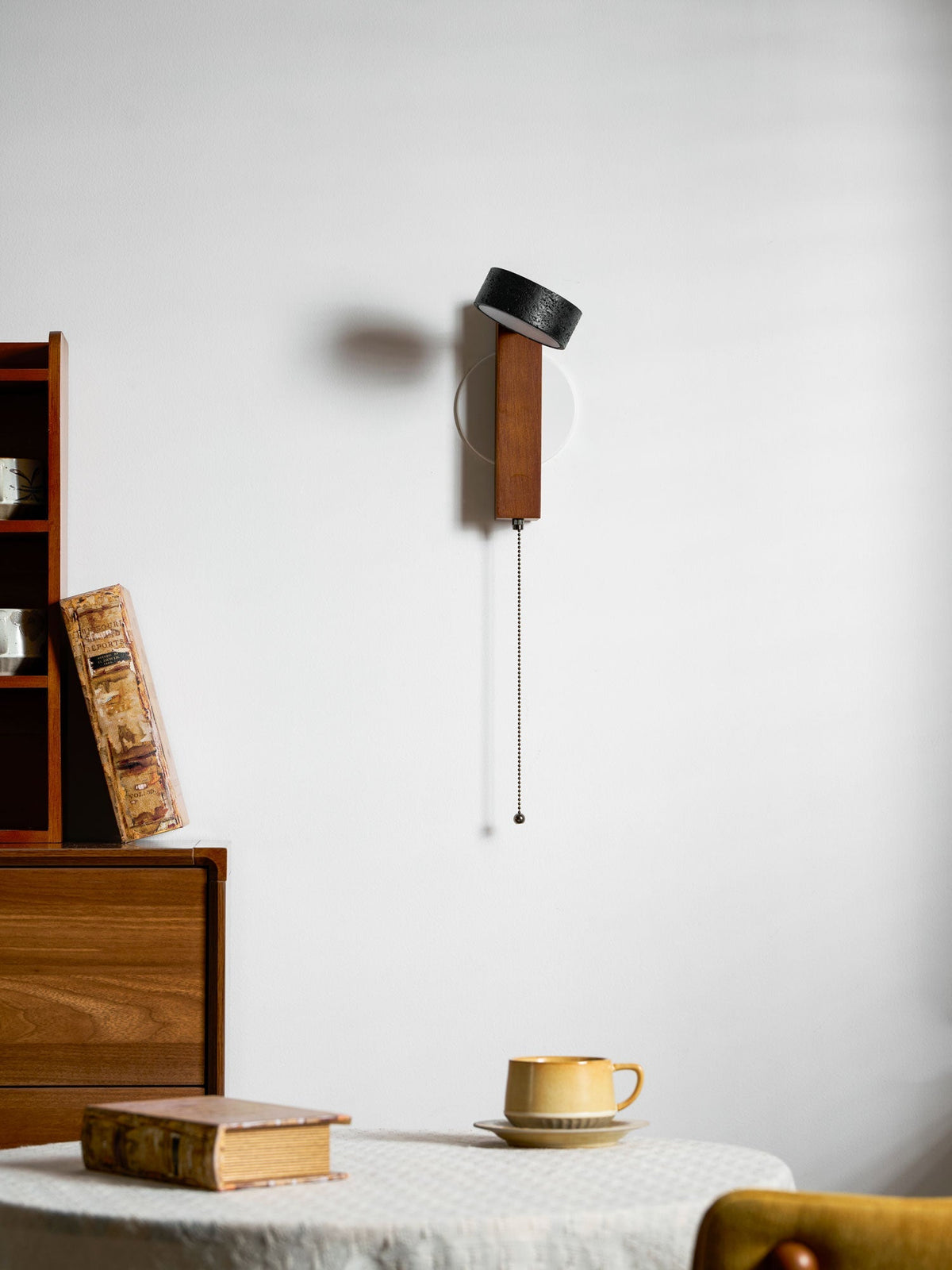 Stone Wall Sconce with Adjustable Brightness