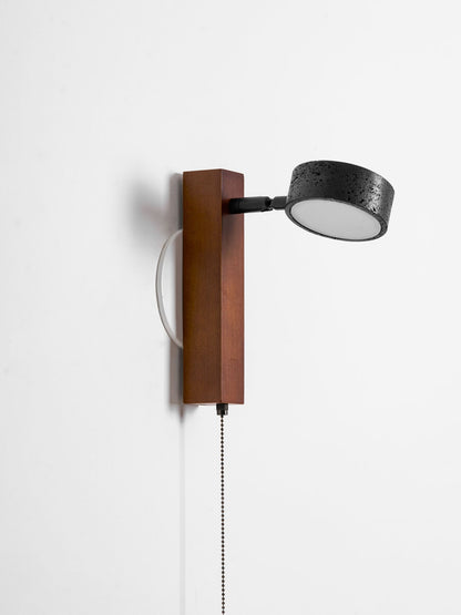 Stone Wall Sconce with Adjustable Brightness