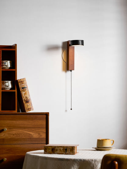Stone Wall Sconce with Adjustable Brightness