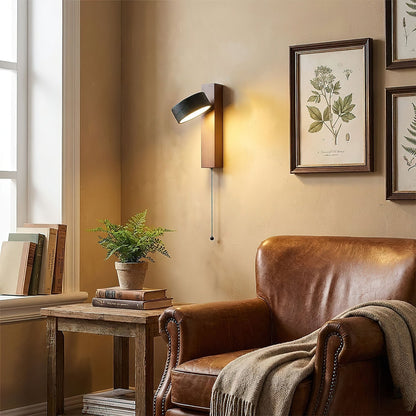 Stone Wall Sconce with Adjustable Brightness