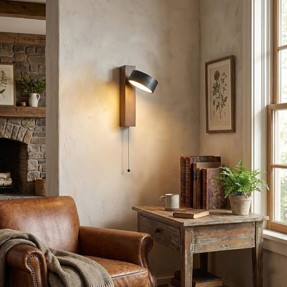 Stone Wall Sconce with Adjustable Brightness