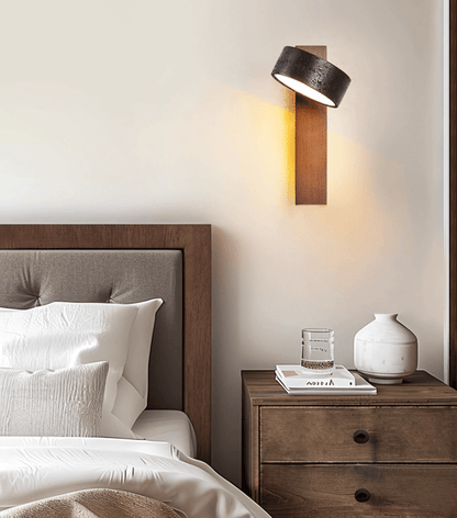 Stone Wall Sconce with Adjustable Brightness