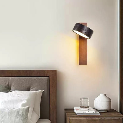 Stone Wall Sconce with Adjustable Brightness