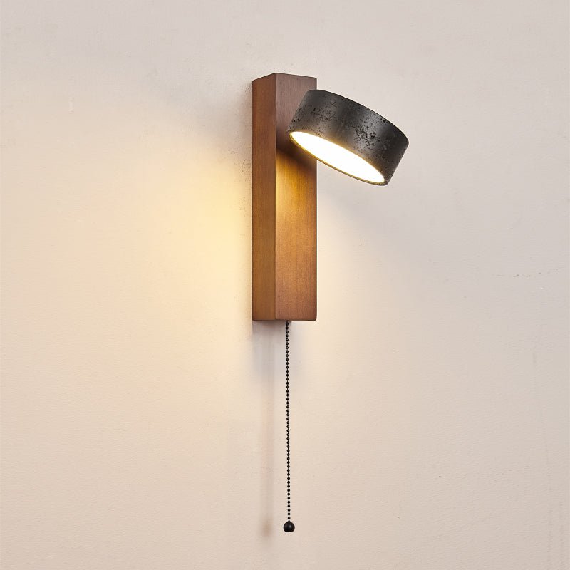 Stone Wall Sconce with Adjustable Brightness — alternate angle