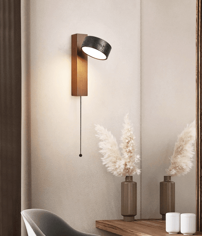 Stone Wall Sconce with Adjustable Brightness