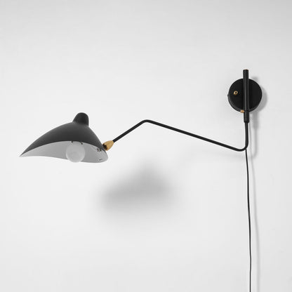 Adjustable Arm Wall Sconce, Energy-Efficient LED