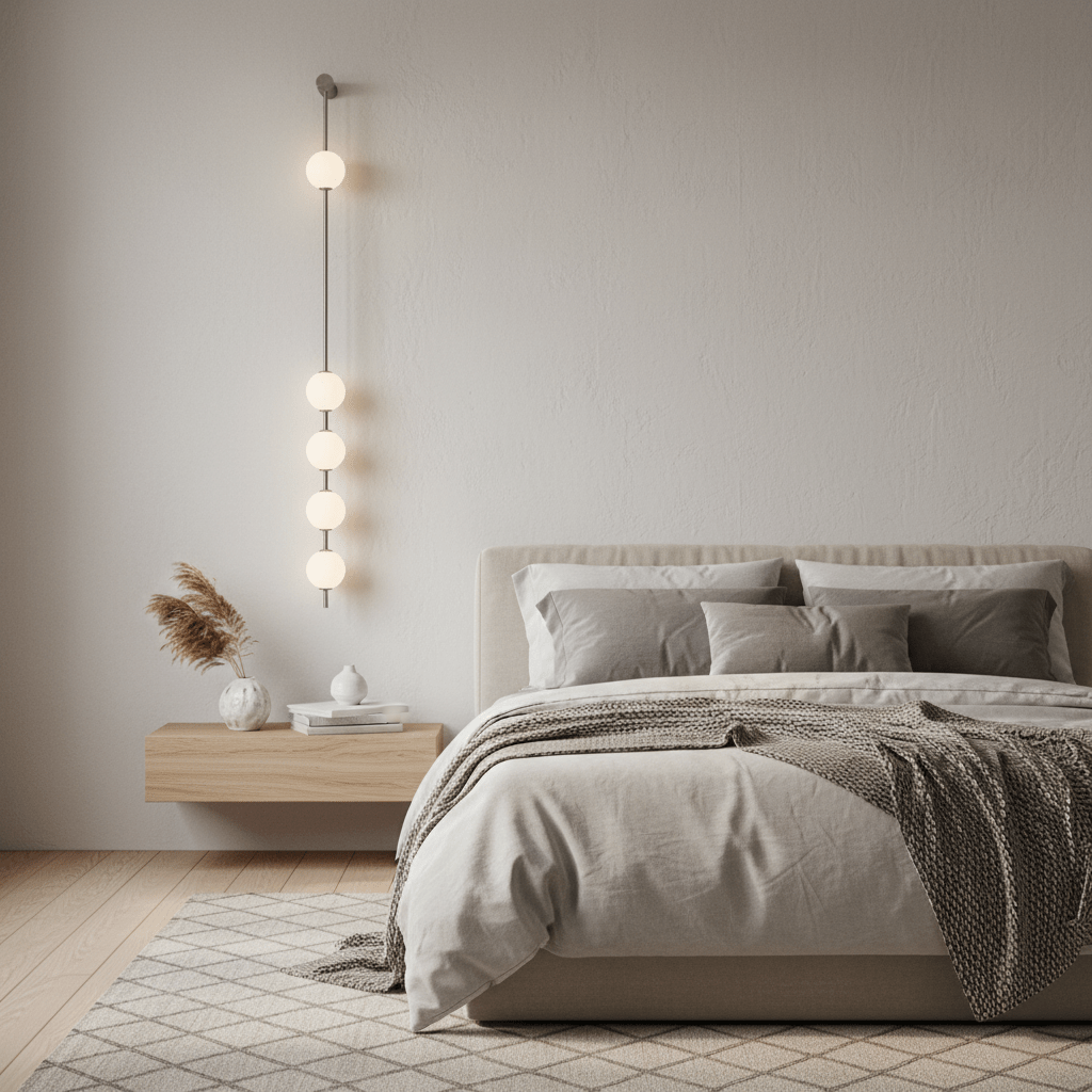 Vertical Balls Wall Lamp with Adjustable Brightness