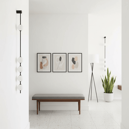 Vertical Balls Wall Lamp with Adjustable Brightness