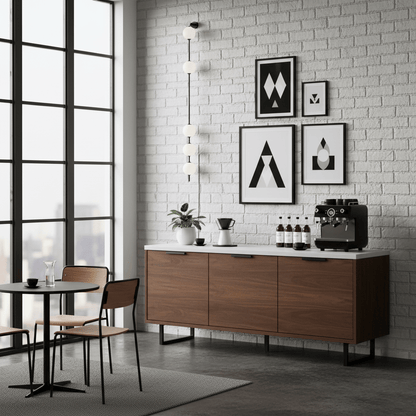 Vertical Balls Wall Lamp with Adjustable Brightness