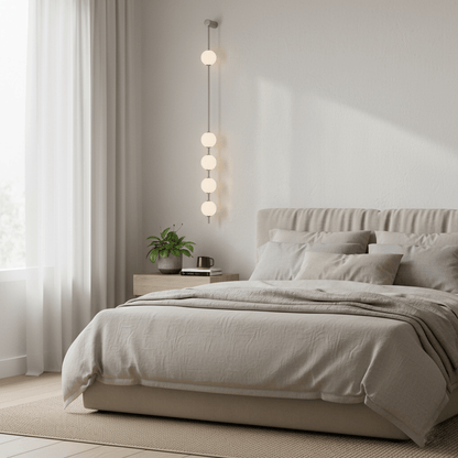 Vertical Balls Wall Lamp with Adjustable Brightness