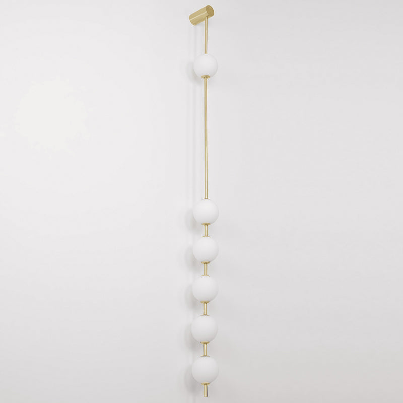 Vertical Balls Wall Lamp with Adjustable Brightness