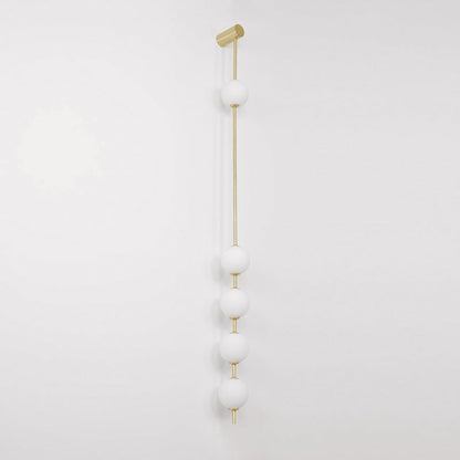 Vertical Balls Wall Lamp with Adjustable Brightness