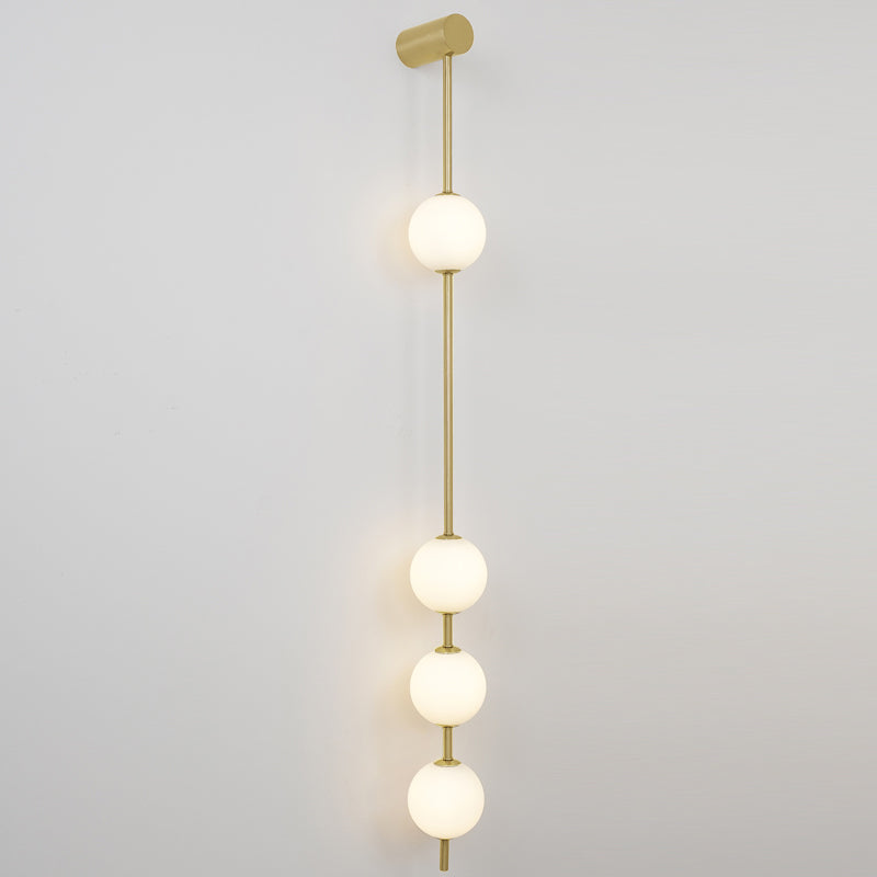Vertical Balls Wall Lamp with Adjustable Brightness — alternate angle