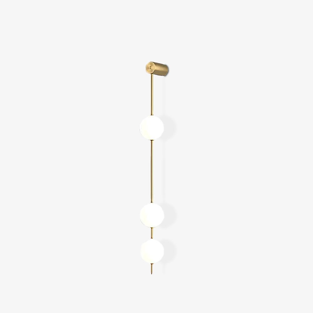 Vertical Balls Wall Lamp with Adjustable Brightness