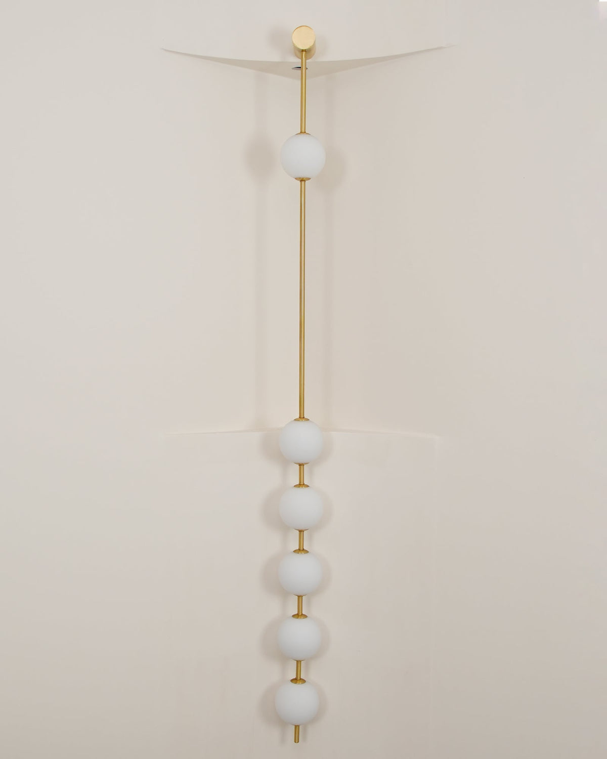 Vertical Balls Wall Lamp with Adjustable Brightness