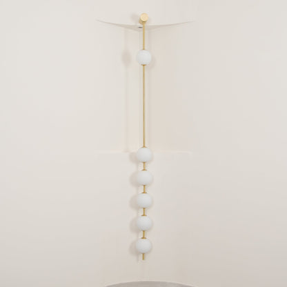 Vertical Balls Wall Lamp with Adjustable Brightness