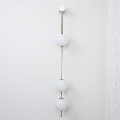 Vertical Balls Wall Lamp with Adjustable Brightness