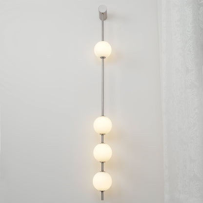 Vertical Balls Wall Lamp with Adjustable Brightness
