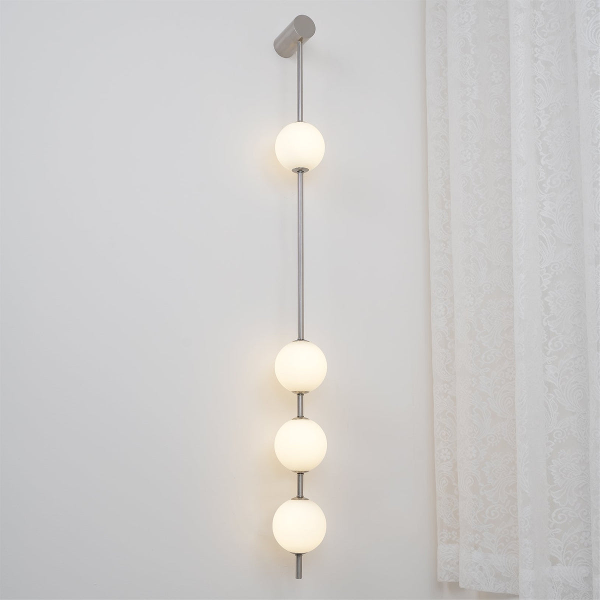 Vertical Balls Wall Lamp with Adjustable Brightness