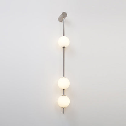 Vertical Balls Wall Lamp with Adjustable Brightness — detail view