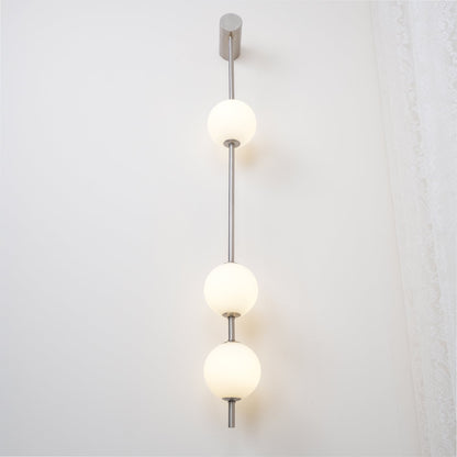 Vertical Balls Wall Lamp with Adjustable Brightness