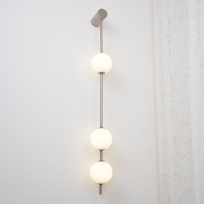 Vertical Balls Wall Lamp with Adjustable Brightness