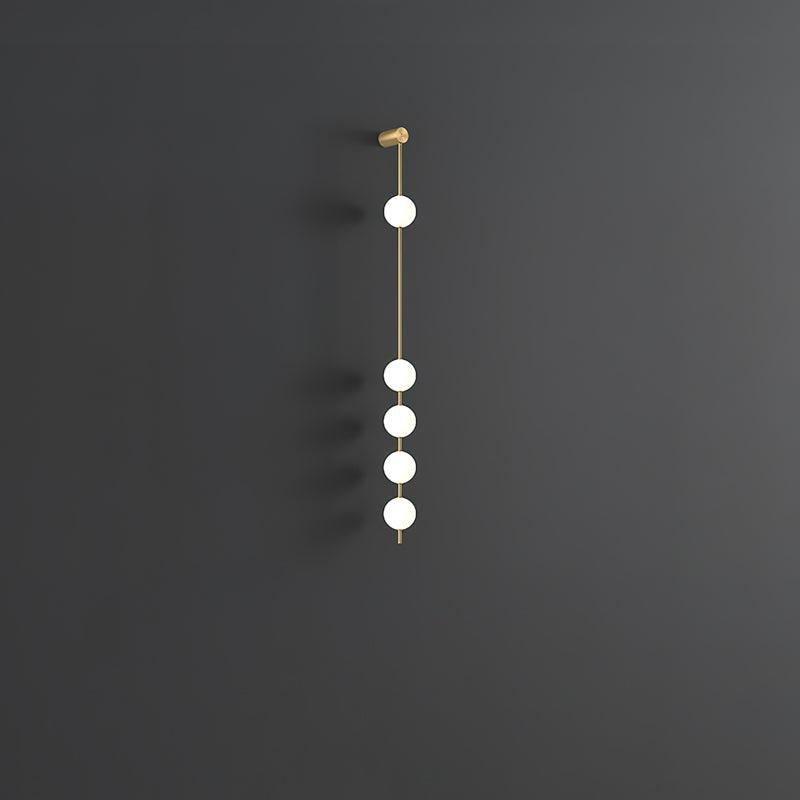 Vertical Balls Wall Lamp with Adjustable Brightness
