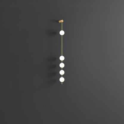 Vertical Balls Wall Lamp with Adjustable Brightness