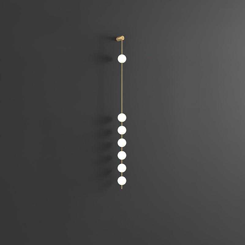 Vertical Balls Wall Lamp with Adjustable Brightness