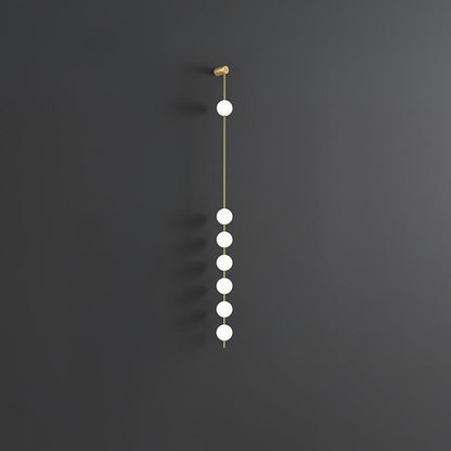Vertical Balls Wall Lamp with Adjustable Brightness