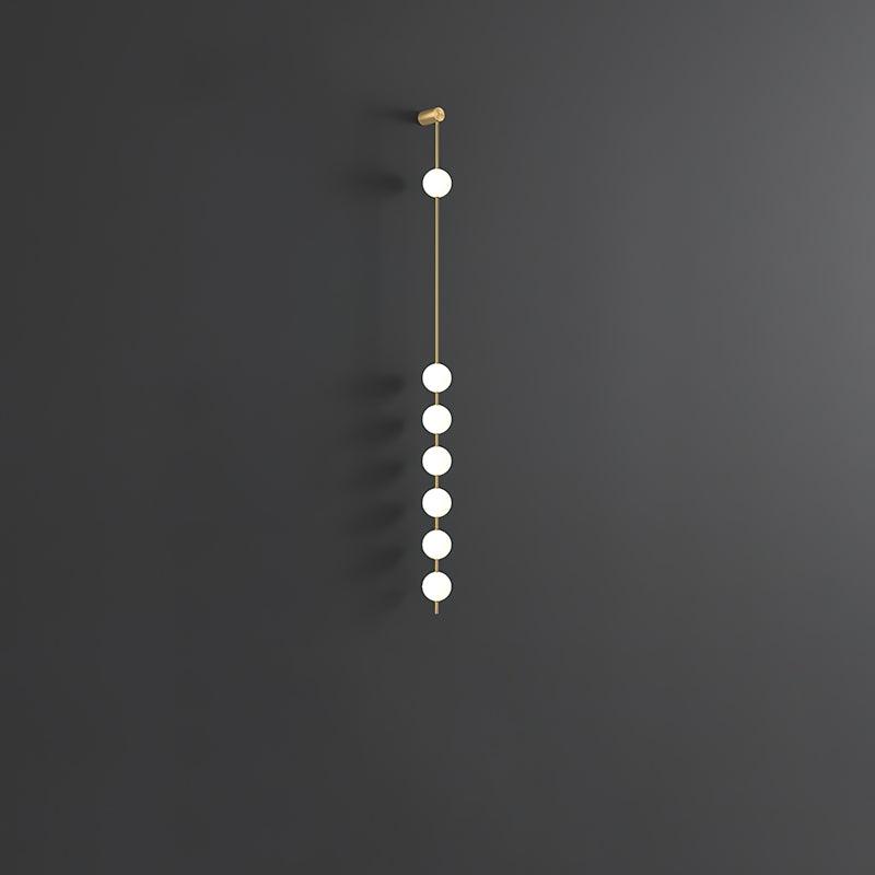 Vertical Balls Wall Lamp with Adjustable Brightness
